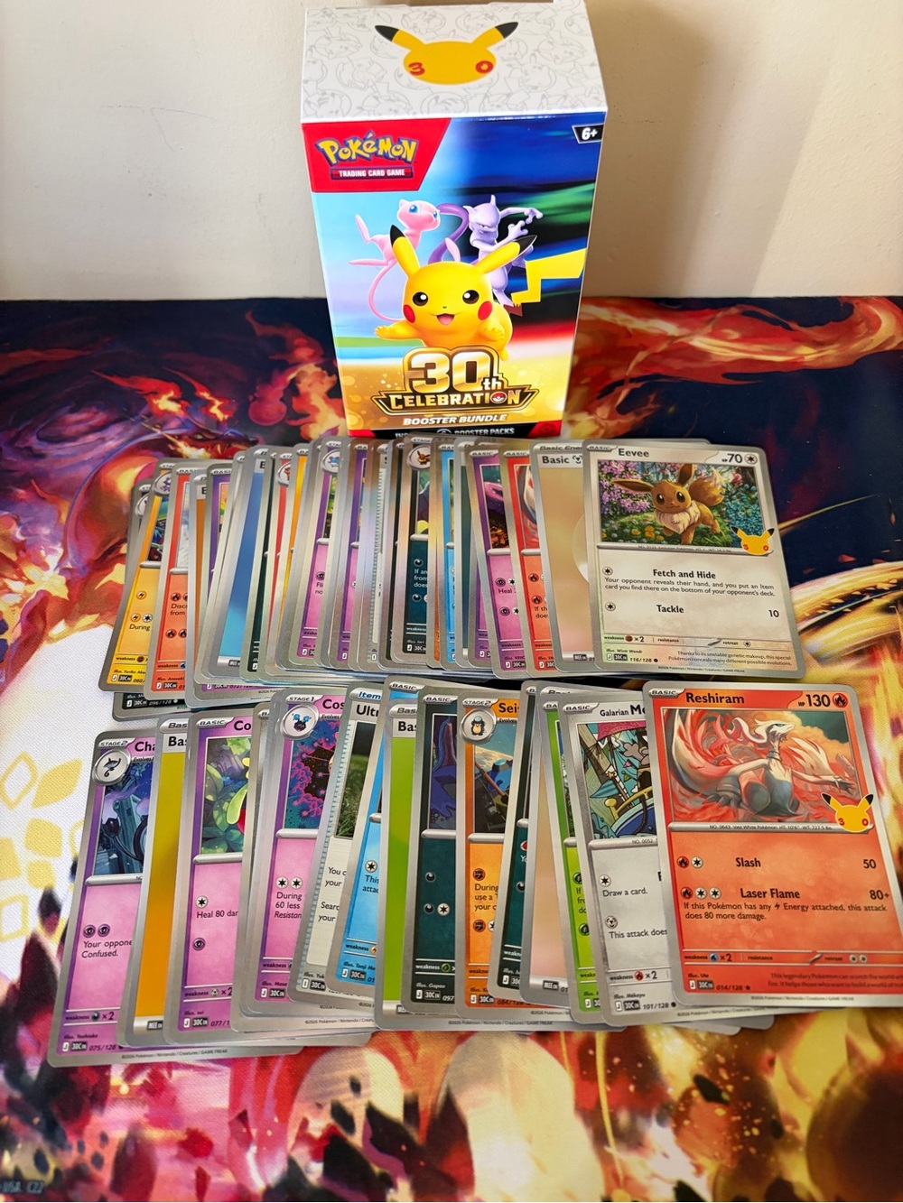 Pokemon 30th Anniversary 50 Card Lot